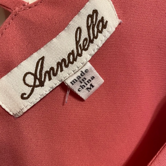 Francesca’s Pink Ruffle Tank - Picture 3 of 3